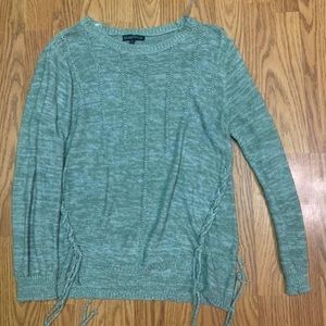 Long Sleeve Light Green Sweater